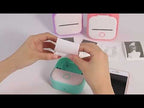 For Phomemo T02 Printer Silicone Protective Case(Pink Cat Ear) - YouTube Video