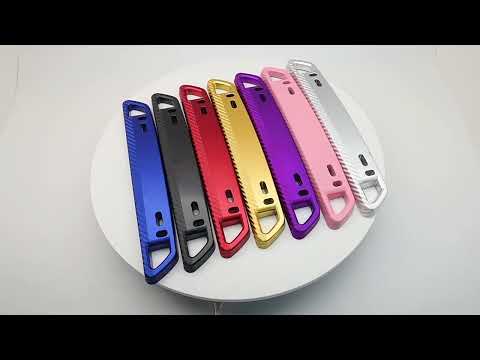 Car Modification Carbon Fiber Pattern License Plate Frame Holder(Red) - YouTube Video