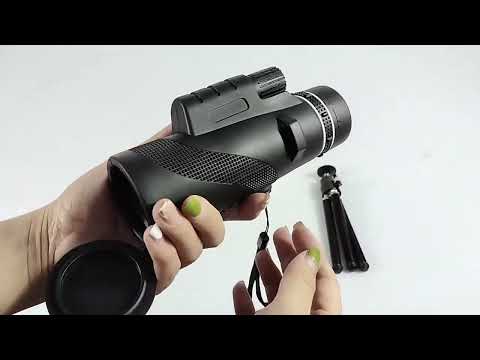 40x60 FMC Multi-layer Coated High-definition Monocular Binoculars Standard - YouTube Video