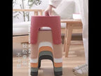 Household Bathroom Row Stools Plastic Stools Thickened Low Stools Square Stools Small Benches, Colour: Maple Yellow Children - YouTube Video