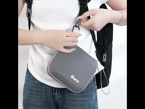 For DJI Neo BKANO Portable PU Handheld Storage Bag(Gray) - YouTube Video