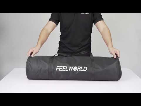 FEELWORLD FSP90 90cm Parabolic Softbox Quick Release Diffuser with Bowens Mount (Black) - YouTube Video