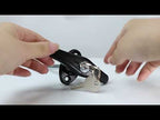 Garage Door Manual Cross Key Emergency Lock Handle Roller & Panel Door Lock Cylinder - YouTube Video