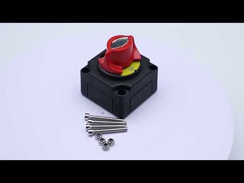 Car Auto RV Marine Boat Battery Selector Isolator Disconnect Rotary Switch Cut - YouTube Video