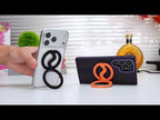Electroplated Version Multifunctional Fully Foldable Rotating Magnetic Phone Holder(Black) - YouTube Video