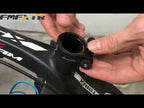 2 PCS FMFXTR Bicycle Seat Tube Reducer Sleeve Conversion Sleeve, Specification: 27.2mm To 25.4mm - YouTube Video