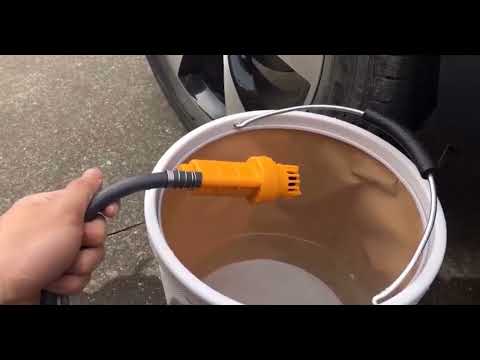 12V Portable Outdoor Car Electric Shower Sprinkler Washer (Blue) - YouTube Video