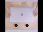 Creative Laptop Compact Portable Invisible Mushroom Stand Desktop Heightening Fan Heater Shelf(Black) - YouTube Video