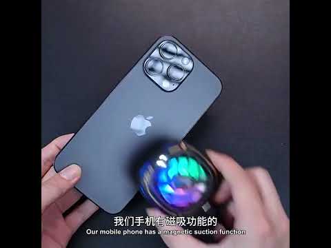 X76 Magnetic Digital Display Semiconductor Mobile Phone Radiator with Chip(Black Gold) - YouTube Video