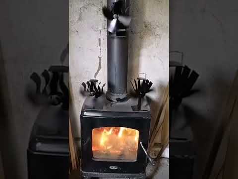 ZJ-1 Fireplace Thermal Power Stove Fan - YouTube Video
