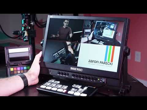 SEETEC ATEM156 1920x1080 15.6 inch IPS Screen HDMI 4K HD Live Broadcast Camera Field Monitor, Support Four Screen Split - YouTube Video