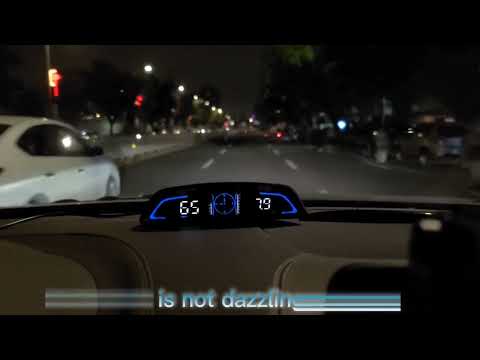 G3 Car 5.5 inch HUD Head-up Display HD GPS Speed Alarm Odometer - YouTube Video