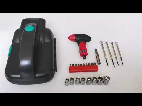 24 in 1 Flashlight Tool Set Hardware Tools Flashlight Set - YouTube Video