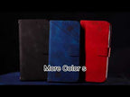 For Sony Xperia 1 VIII Skin-feel Embossed Leather Phone Case(Light Purple) - YouTube Video