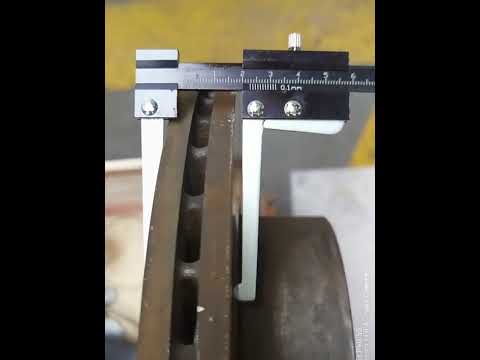 Multi-function Tire Patterns Deep Ruler Brake Disc Thickness Measuring Tools - YouTube Video