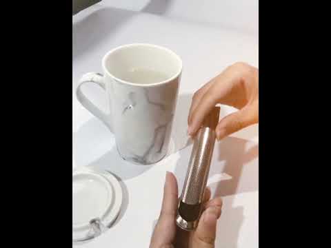LScook Stainless Steel Tea Strainer Amazing Tea Infuser Pipe Design Touch Feel Good Holder Tool Tea Spoon Infuser Filter - YouTube Video