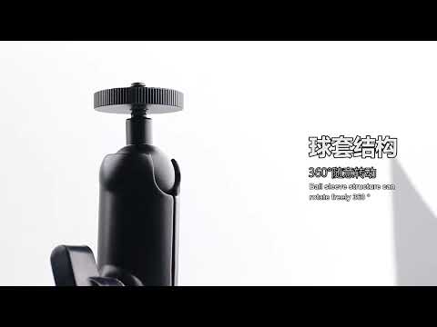 Universal Action Camera Bicycle Handlebar Clamp, Size:S 15.5cm(Black) - YouTube Video