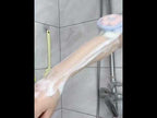 Household Bathroom Long Handle Soft Bristle Flower Shower Brush(Green) - YouTube Video