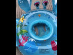 Crab Shape Baby Swimming Ring Sitting Ring Inflatable Float Ring(Blue) - YouTube Video