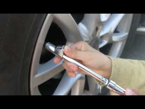 Car Portable Tire Monitoring Gauge Tire Pressure Tool(Silver) - YouTube Video