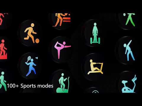 HT17 1.46 inch Round Screen Bluetooth Smart Watch, Support Health Monitoring & 100+ Sports Modes(Orange) - YouTube Video