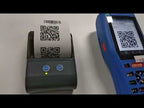 QS-5803 Portable 58mm Bluetooth POS Receipt Thermal Printer(Grey) - YouTube Video