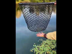 SP037F Lure Honeycomb Silicone Floating Landing Net - YouTube Video