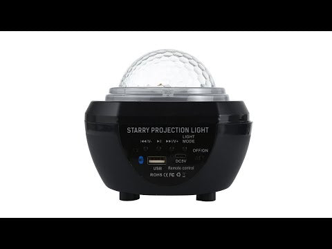 Double Hole Laser Stage Light LED Star Projection Light - YouTube Video