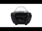 Double Hole Laser Stage Light LED Star Projection Light - YouTube Video
