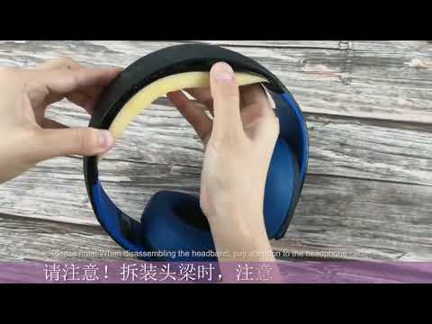 For Sony CECHYA-0083 Black Sheepskin 2pcs Headphone Sponge Cover Earmuffs Headset Case - YouTube Video