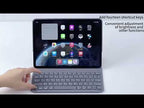 For iPad 2025 Magnetic Keyboard Slim Protective Case - YouTube Video