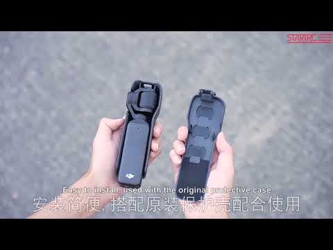 For DJI Osmo Pocket 3 STARTRC Storage Box Protective Case with Lanyard (Black) - YouTube Video