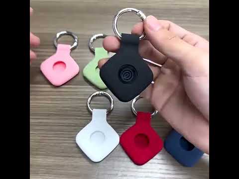 For Tile Mate xDfind Anti-Loss Device Silicone Protective Cover With Keyring(White) - YouTube Video