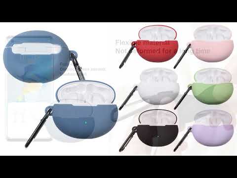 For Huawei FreeBuds 4i Liquid Silicone Earphone Protective Case(White) - YouTube Video