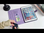 For iPad Air 13 2026 / 2025 / 2024 Lily Embossed Leather Smart Tablet Case(Brown) - YouTube Video