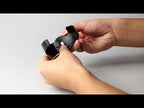 Celsius Degree Digital LCD Display Wine Bottle Thermometer, Suitable Bottle Diameter: 65-80mm (Black + Silver) - YouTube Video