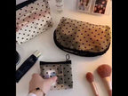 Flocking Love Mesh Portable Cosmetic Bag, Style: Small Square - YouTube Video