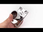 A8767 Ship / Yacht 316 Stainless Steel 90 Degree Square Tube Holder with Screws + Wrench(Silver) - YouTube Video
