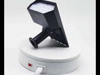 19LED Solar Plug-in Lawn Spotlight Garden Villa Lighting Wall Lamp - YouTube Video