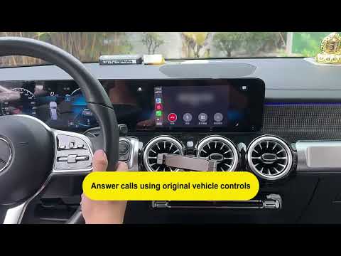 2 in 1 Car mini Smart Box Wireless Android Auto CarPlay Adapter(Black) - YouTube Video