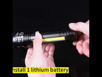 E-SMARTER P27 Pen Clip Strong Light Flashlight Laser Wick High Bright Side Light Outdoor Emergency Adventure Flashlight(Battery Not Included) - YouTube Video