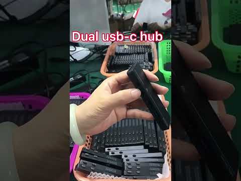 Rocketek SHX6 Multifunctional Dual Type-C Ports Expansion Dock HUB Adapter with LAN - YouTube Video