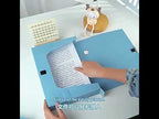 PP Thickened A4 Foldable File Storage Box, Width:3.5cm(Retro Pink) - YouTube Video