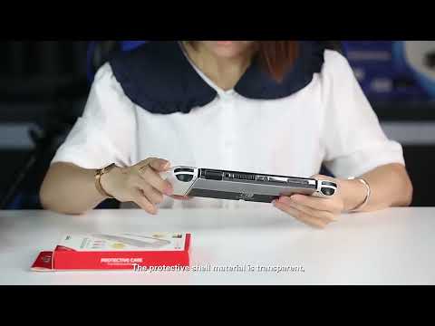 DOBE Game Handle Transparent Crystal Case TPU Protective Cover For Switch OLED Console(Transparent Color) - YouTube Video