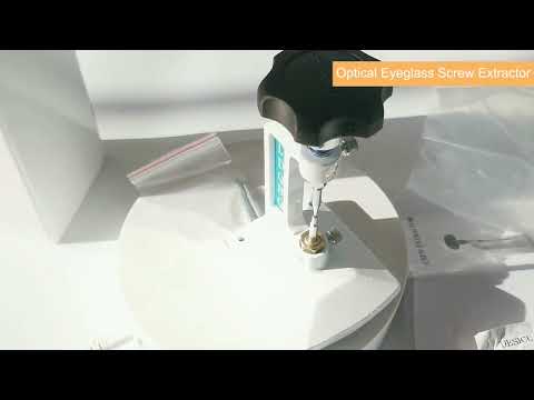 Optical Eyeglass Screw Extractor for Broken Screw Extraction Eyeglasses Repairing Tool - YouTube Video