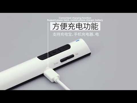 Deli 2.4G Flip Pen Business Presentation Remote Control Pen, Model: 2801 Black (Red Light) - YouTube Video