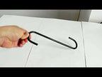 8 PCS S-Type Brake Pump Hanging Hook(Black) - YouTube Video