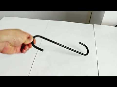8 PCS S-Type Brake Pump Hanging Hook(Black) - YouTube Video