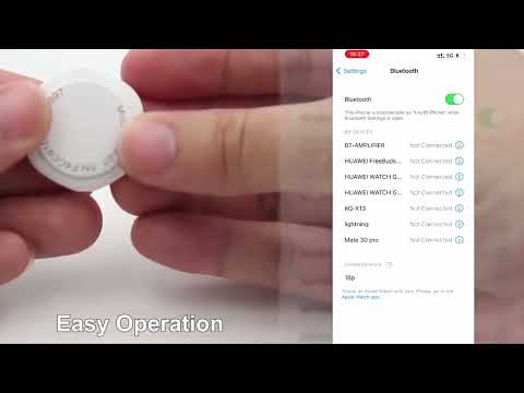 VIECAR DW01 Car Key Anti-lost Detection Wireless Location Tracker - YouTube Video