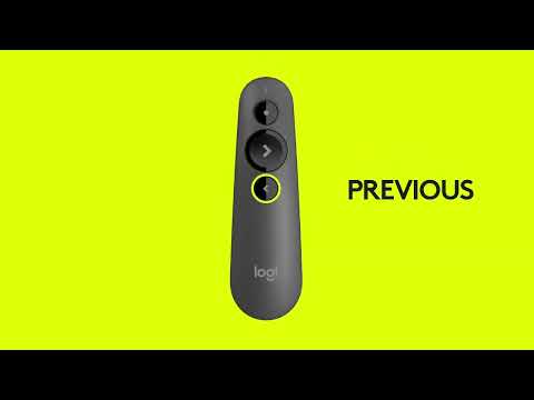Logitech R500 2.4Ghz USB Wireless Presenter PPT Remote Control Flip Pen - YouTube Video
